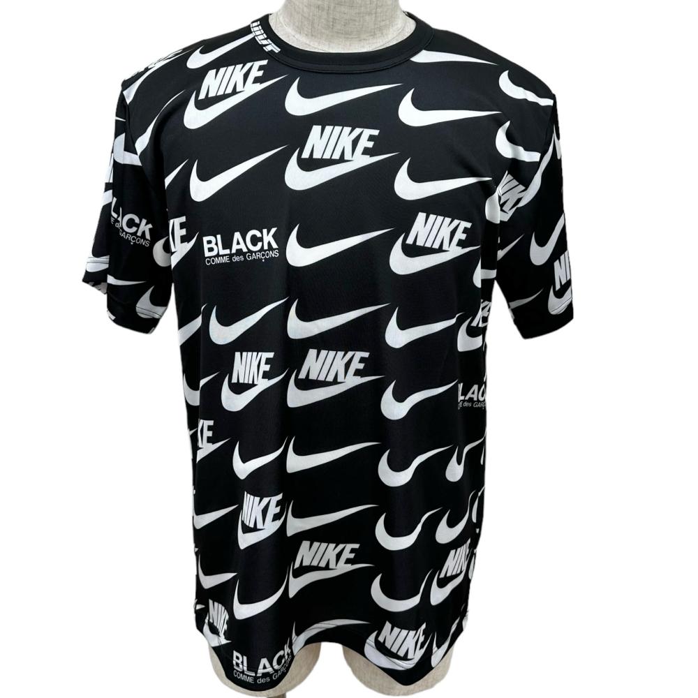 COMME des GARCONS x nike ナイキ プリント コットン Tシャツ 白 COMME des GARCONS BLACK x Nike Tee in White | FWRD