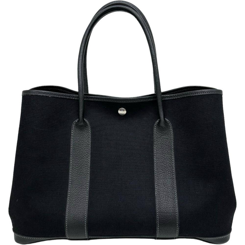HERMES/エルメス】 ガーデンパーティPM ハンドバッグ キャンバス 