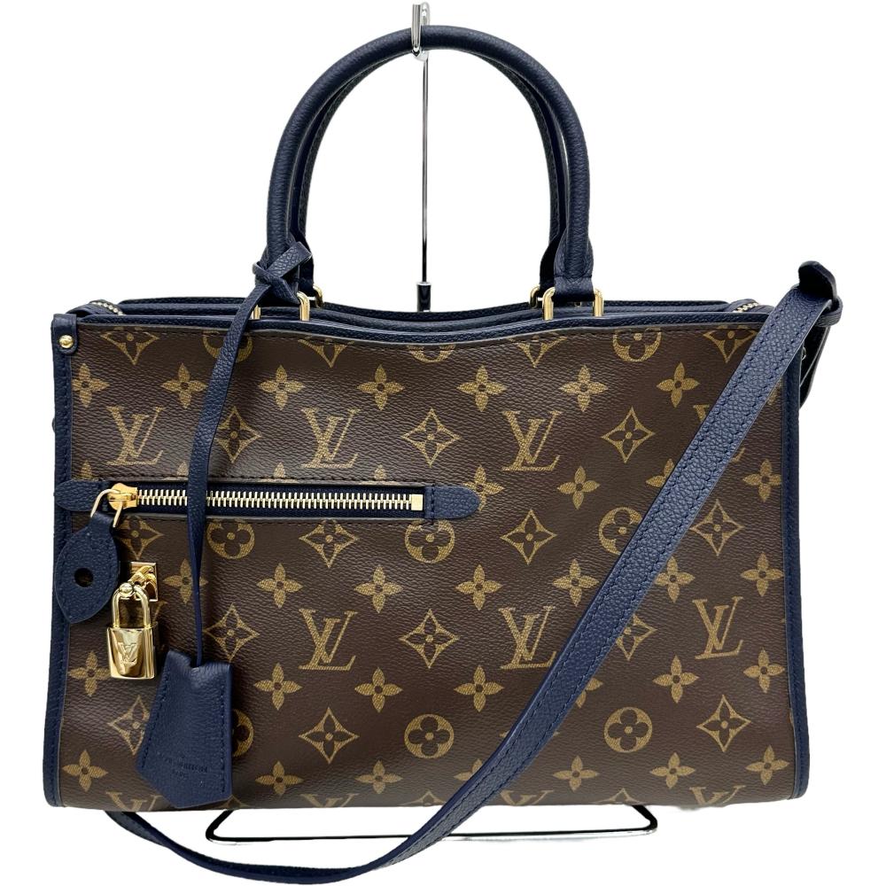 LOUIS VUITTON/ルイ・ヴィトン】 ポパンクールPM モノグラム M43434 ショルダーバッグ ブラウン/マリーヌ（ネイビー） –  真子質店 PawnShopMAKO