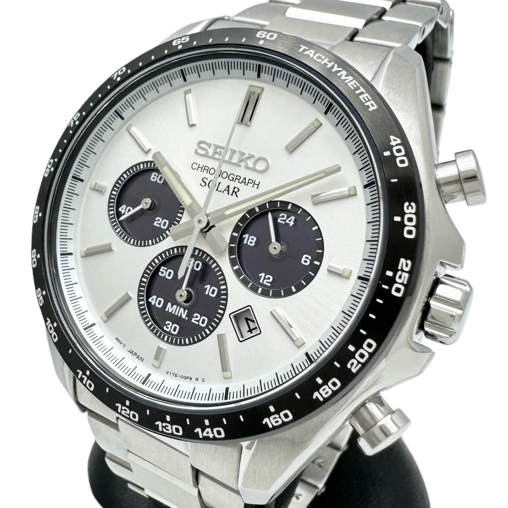 SEIKO Sシリーズ パンダ 腕時計 SBPY165 V175-0FA0 SEIKO/セイコー】 クロノグラフ SBPY165/V175-0FA0 ぱんだ/パンダ