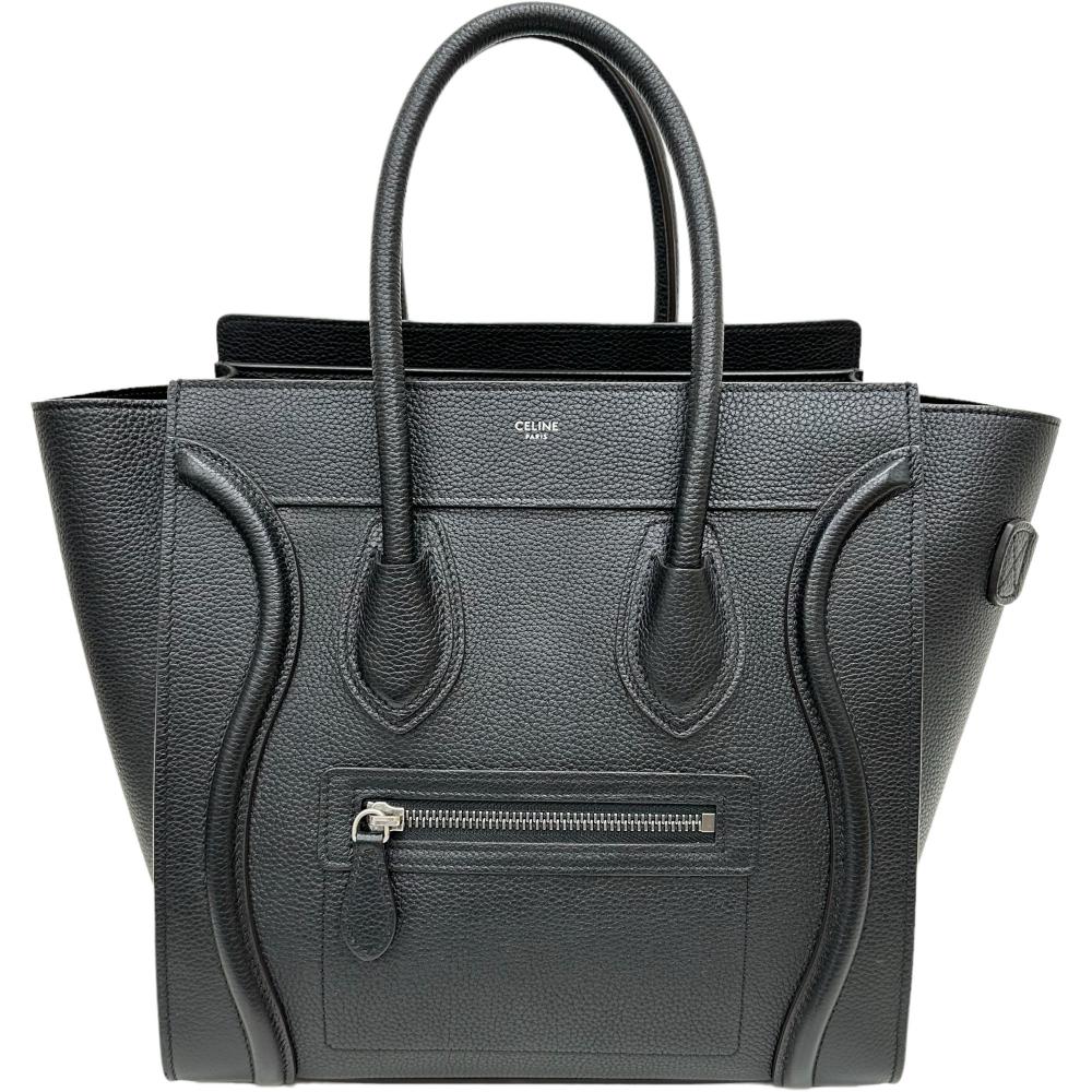 【CELINE/セリーヌ】 ラゲージ マイクロショッパー 189793DRU ハンドバッグ レザー 黒 レディース【中古】【真子質店】【GD】【Ixxx】 CELINE/セリーヌ】 ラゲージ マイクロショッパー 189793DRU