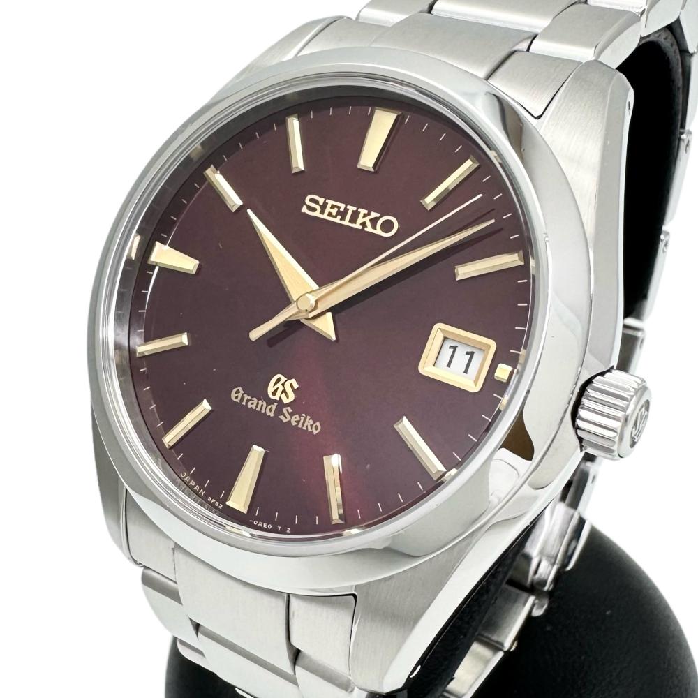 【SEIKO/セイコー】 グランドセイコー 限定500本 SBGV027（9F82-0AG0） 腕時計 ステンレススチール クオーツ  ワインレッド文字盤 メンズ, 【中古】【真子質店】【BL】, 【TMixMo】