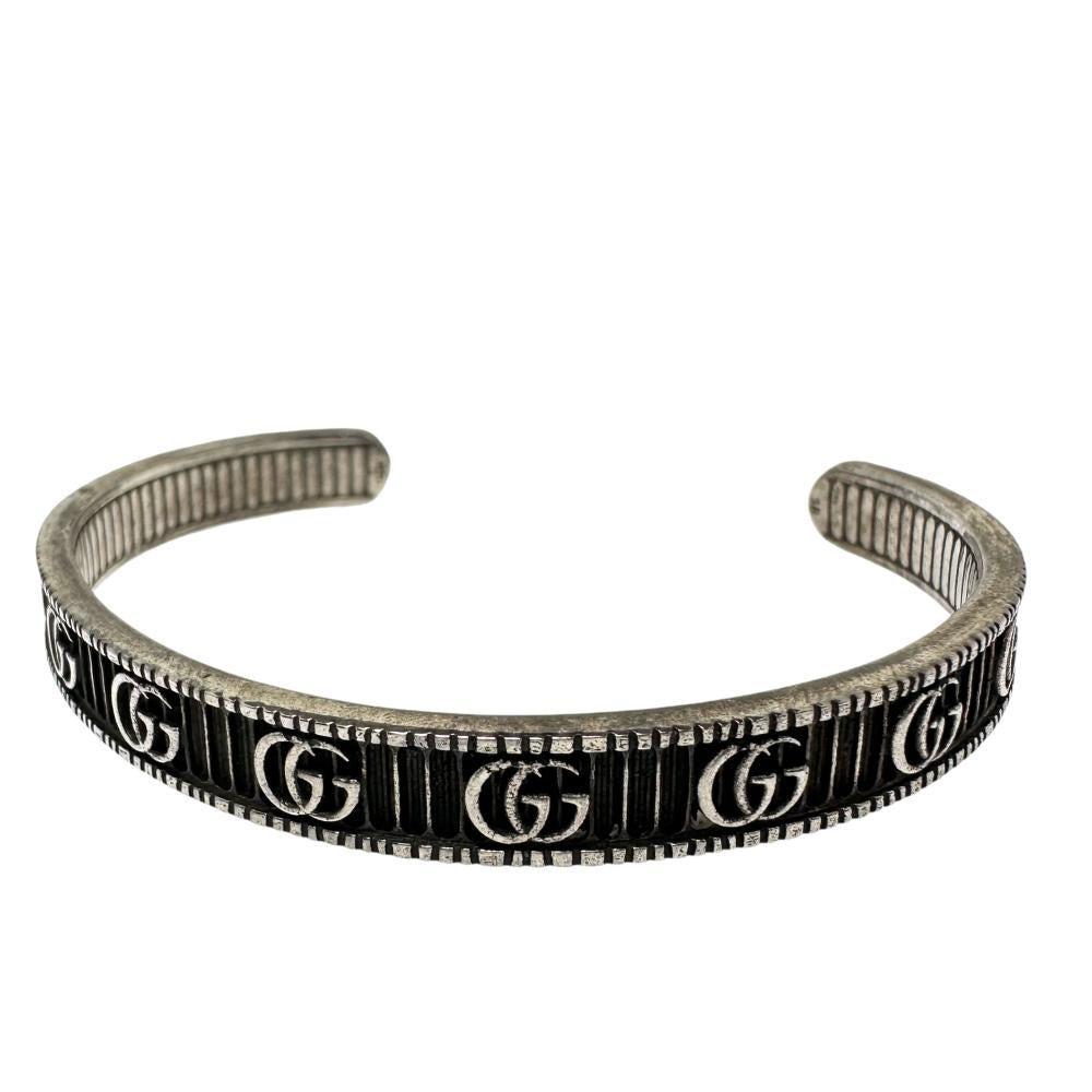 GUCCI/グッチ】 ダブルG バングル シルバー925 23.6g シルバー ユニ
