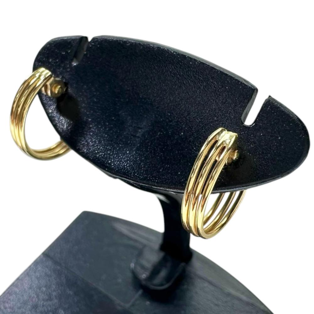 鑑定済み！18K フ−プ風プアス