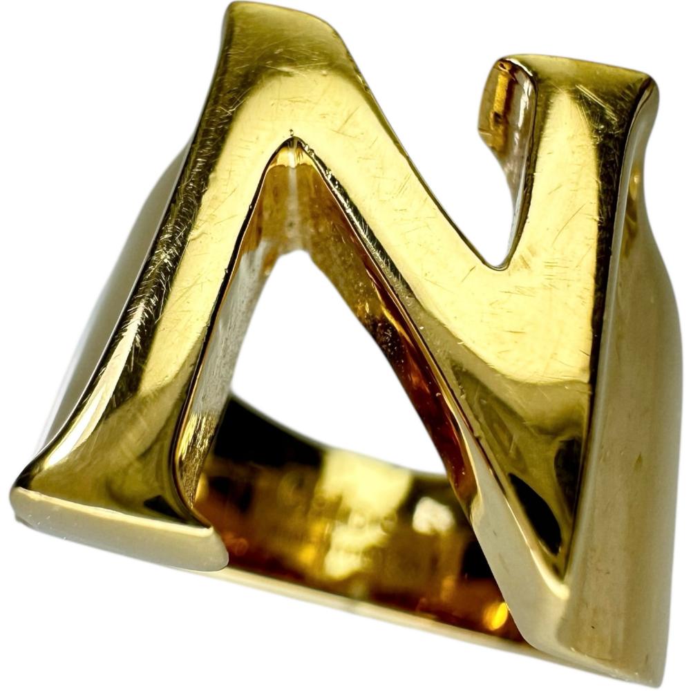 Chloe / クロエ　アルファベット R リング　ゴールド クロエアルファベットリング Chloe / クロエ アルファベット R リング