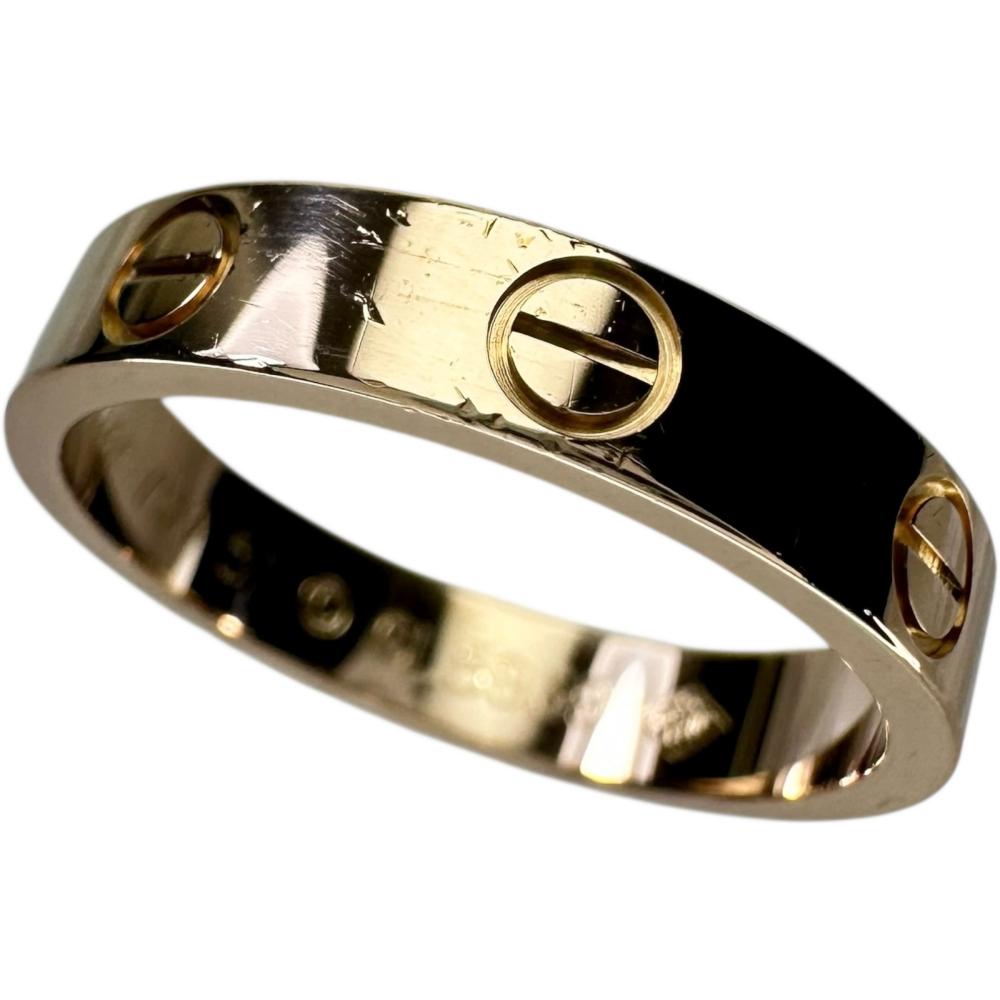 11号【CARTIER/カルティエ】 リング・指輪 ミニラブリング K18PGピンク