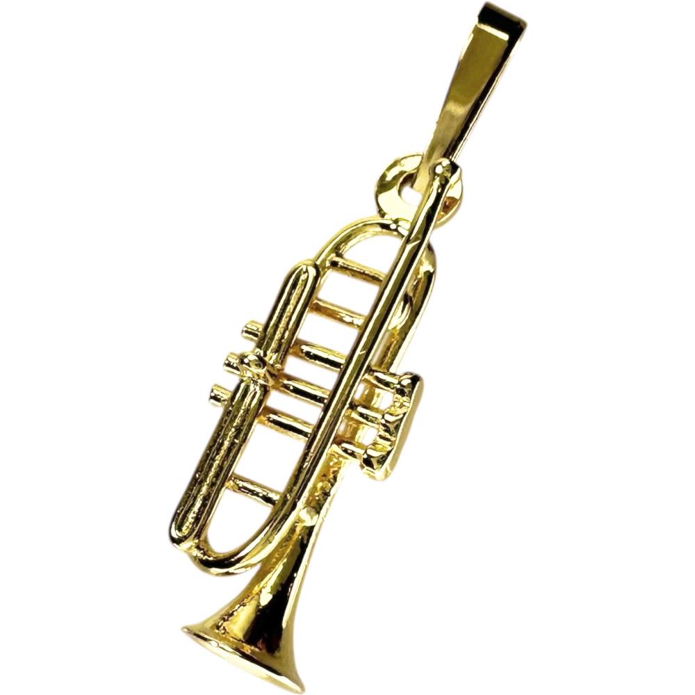 UNOAERRE/ウノアエレ】 ペンダントトップ トランペット K18ゴールド 18