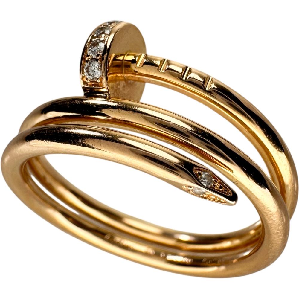 13号【CARTIER/カルティエ】 ジュストアンクル ダブル ダイヤモンド