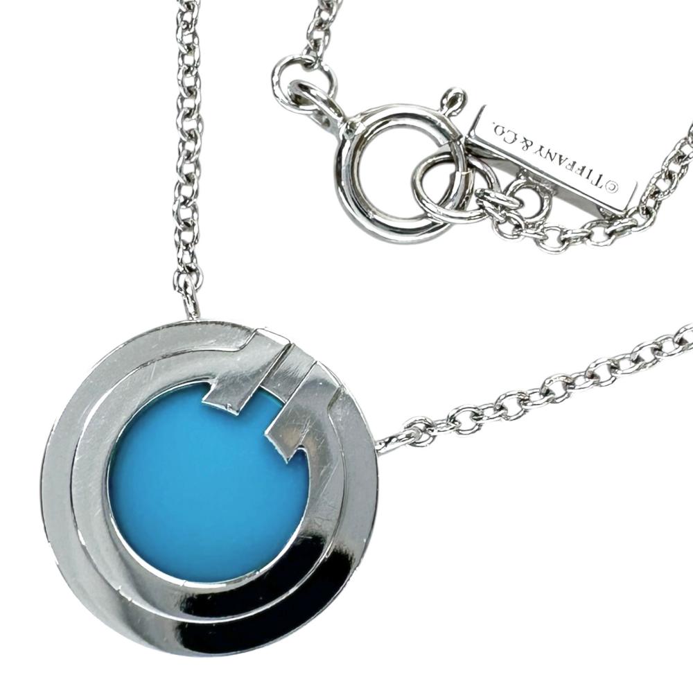 TIFFANY&Co./ティファニー】 Tトゥ サークル ターコイズ ネックレス