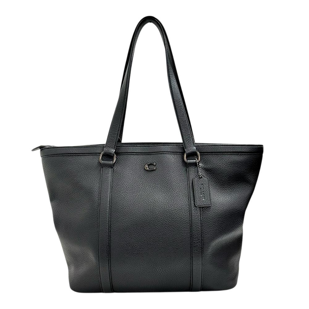 ゴッサム ジップ トート バッグ（CU116 DEB) COACH/コーチ】 CU116 ゴッサムジップ トートバッグ レザー ブラック