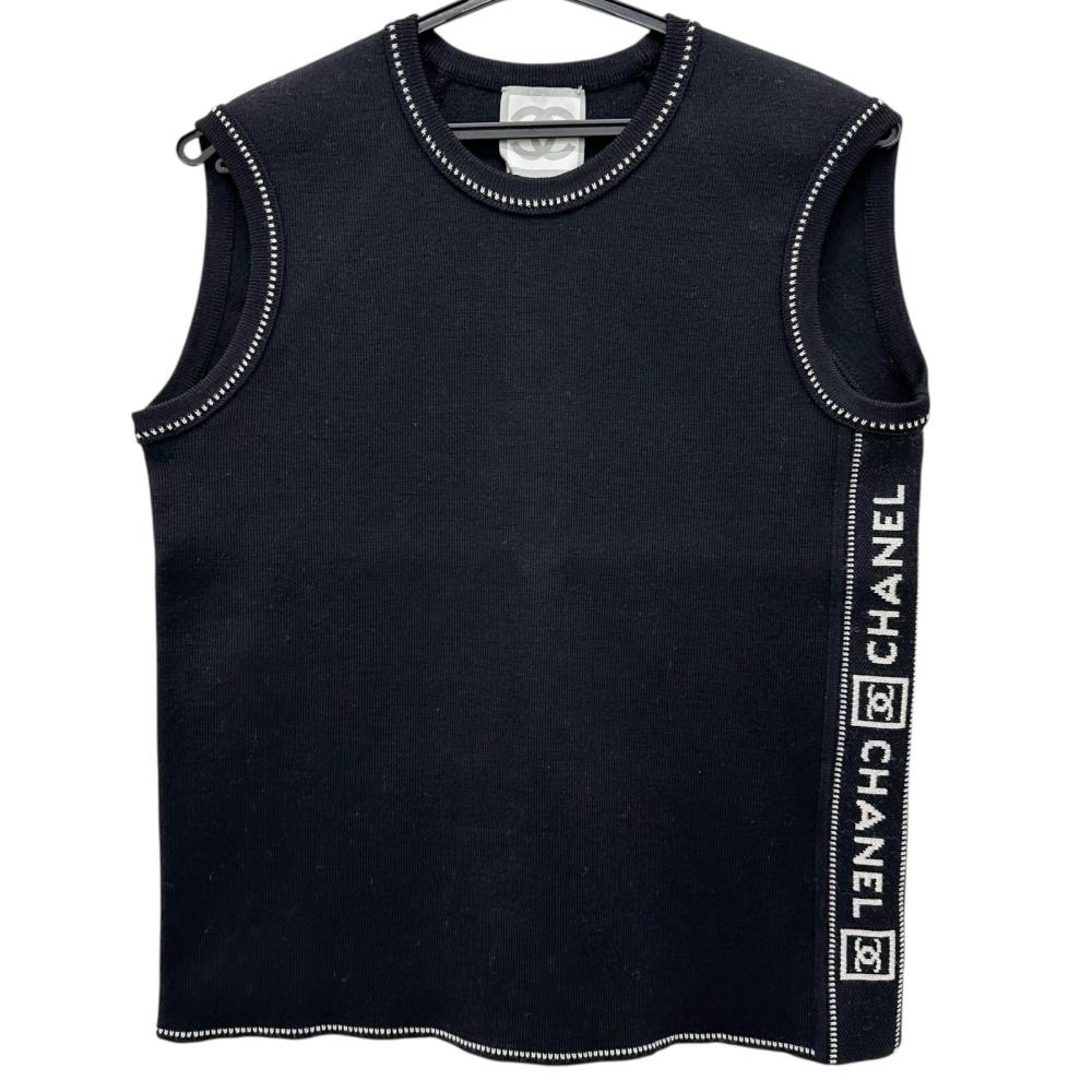 CHANEL/シャネル】 P22076 03A シャネルスポーツ ニット ベスト ウール