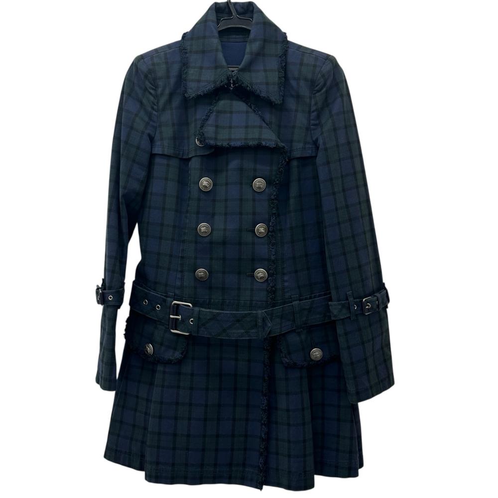 BURBERRY BLUE LABEL/バーバリーブルーレーベル】 チェック柄 トレンチ