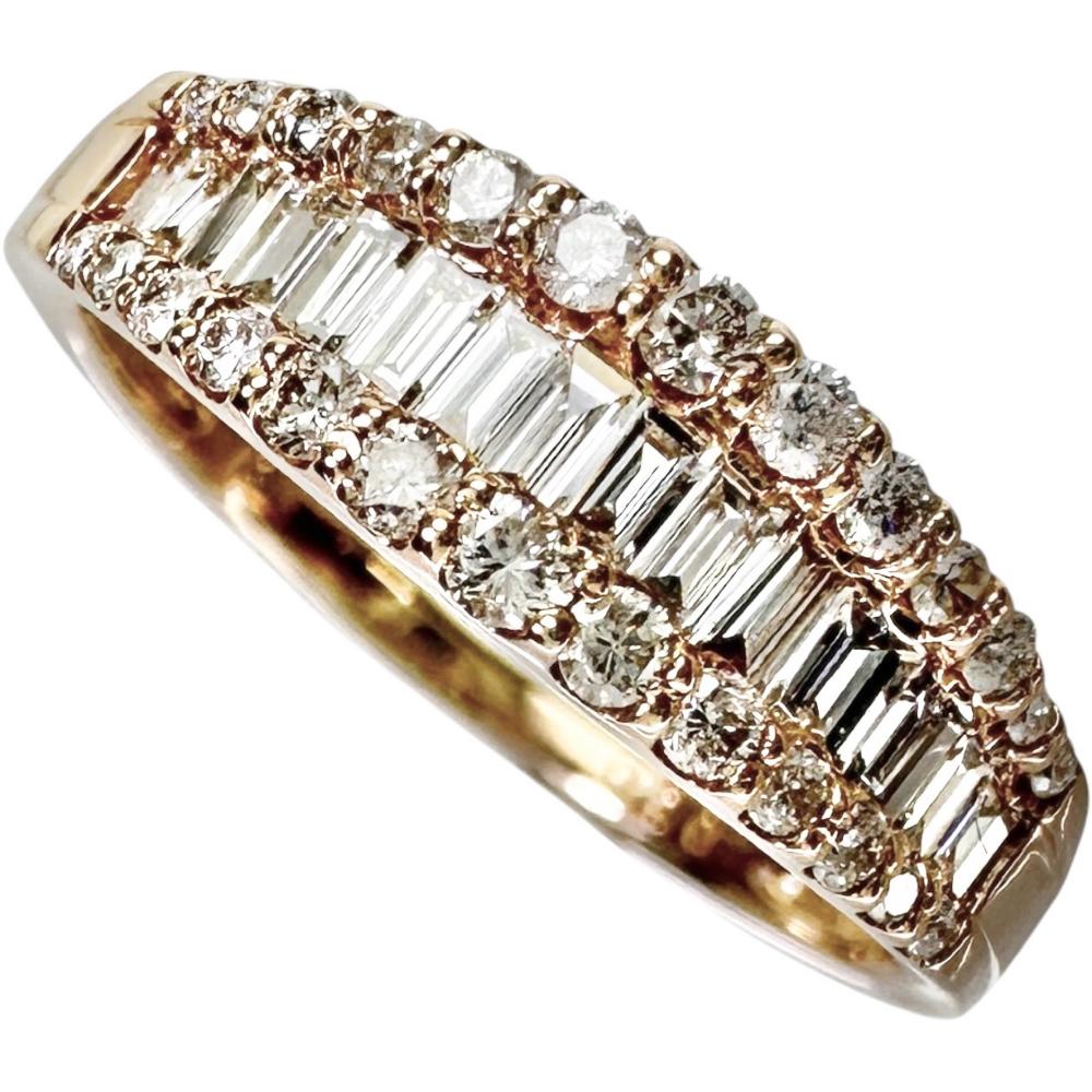 11号 ダイヤモンド 0.50ct リング・指輪 K18PGピンクゴールド 18金 2.4