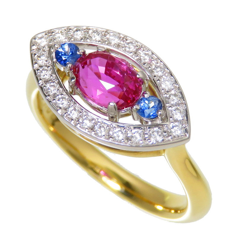 12号 非加熱ピンクサファイア 1.007ct サファイア 計0.10ct 