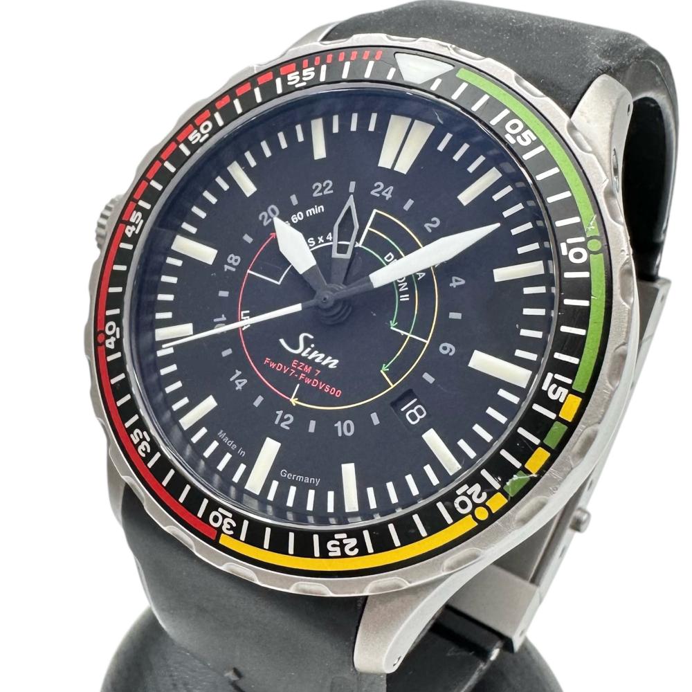 Sinn/ジン】 ミッションタイマー 857 EZM7 腕時計 ステンレススチール