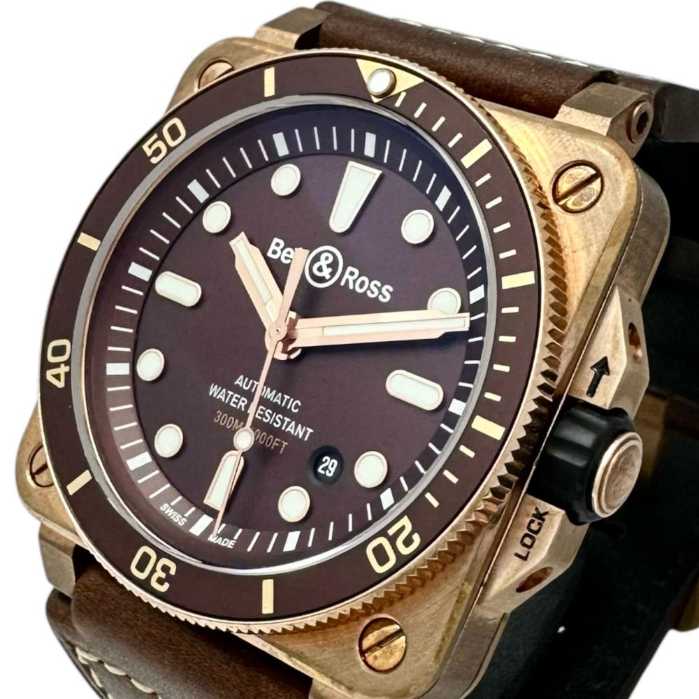Bell＆Ross/ベル＆ロス】 DIVER BROWN BRONZE 世界限定999本 BR03-92