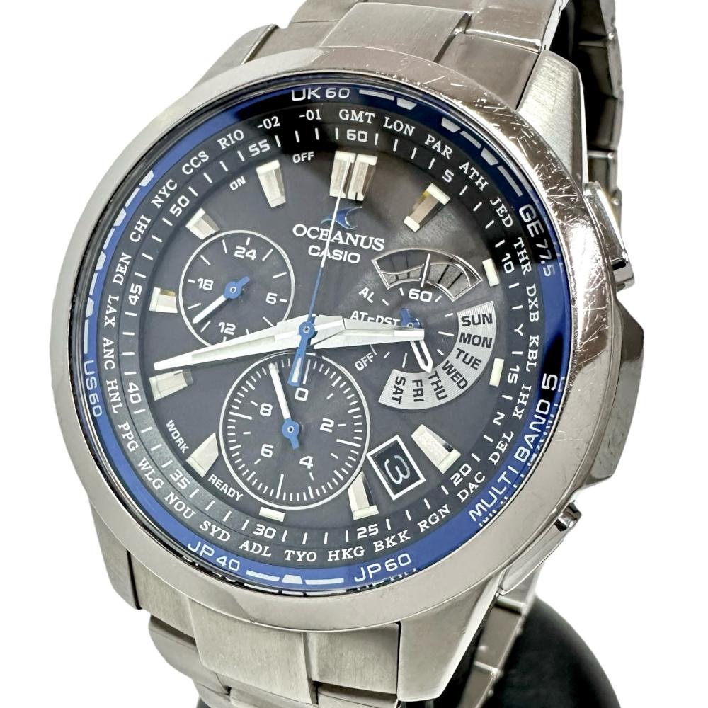針停止 OCW-M700 オシアナス カシオ casio 最終特価品【CASIO/カシオ】 オシアナス OCW-M700 腕時計 チタン