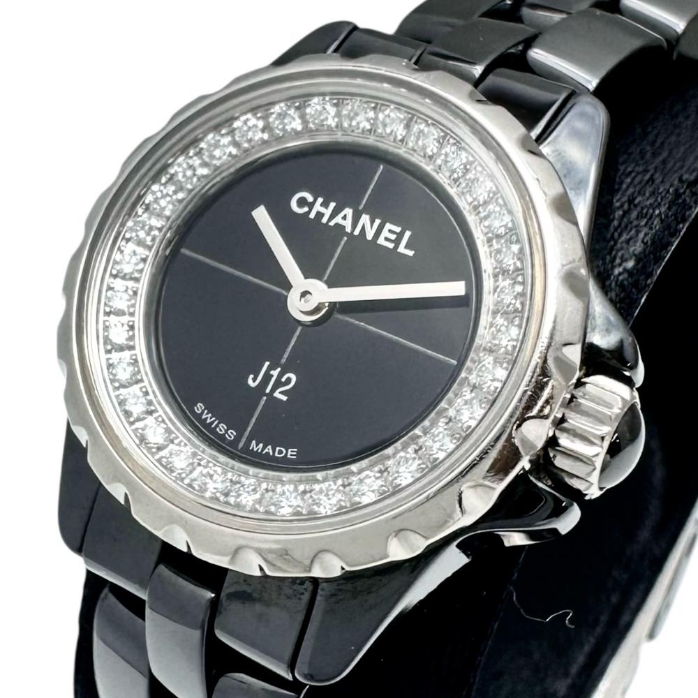 CHANEL/シャネル】 J12 XS ダイヤベゼル H5235 腕時計 セラミック