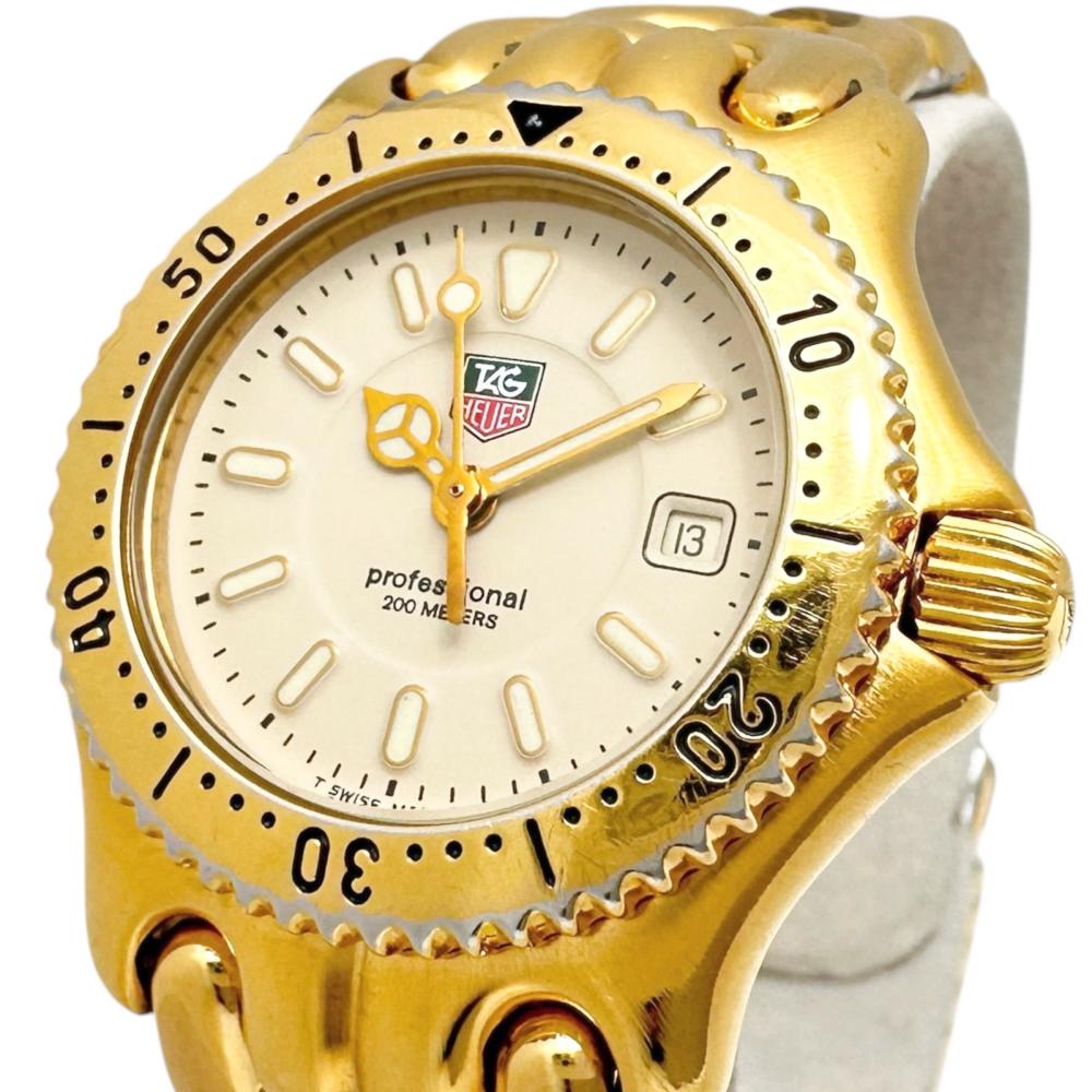 TAG Heuer(タグホイヤー) アナログ腕時計 シルバー/ゴールド TAG HEUER/タグホイヤー】 プロフェッショナル200 WG1330-0 腕時計 GP