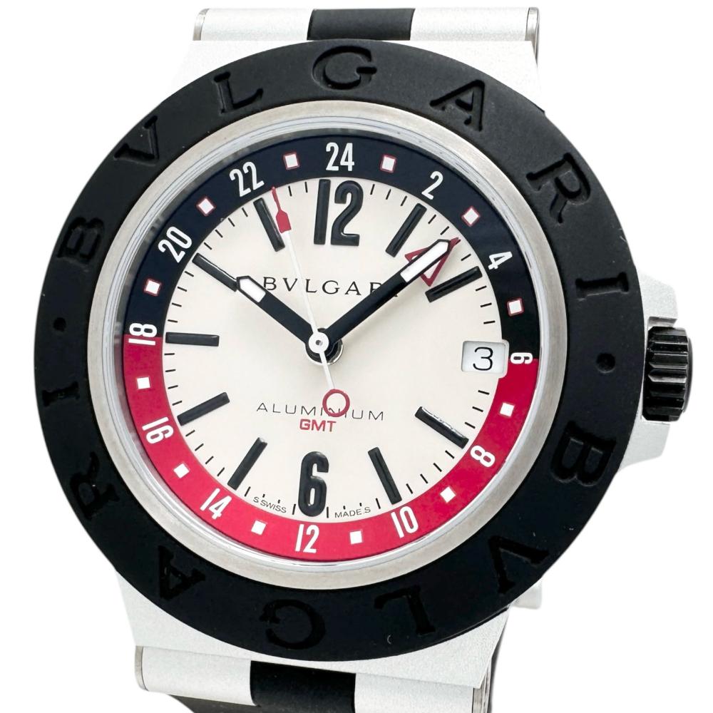 BVLGARI/ブルガリ】 BB40ATGMT ブルガリ アルミニウム GMT 腕時計