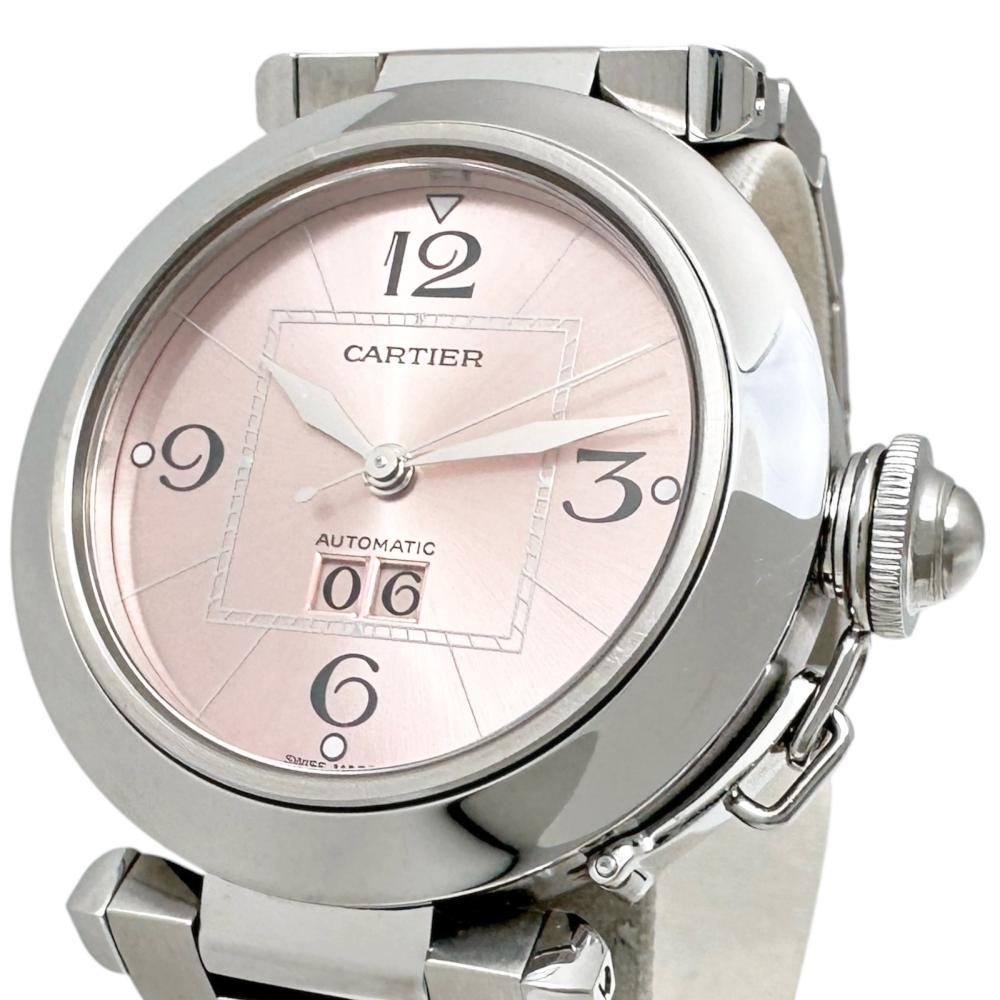 CARTIER/カルティエ】 パシャC ビッグデイト W31058M7 腕時計