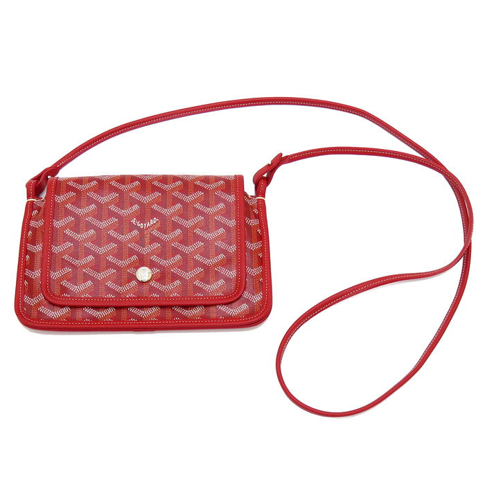 【GOYARD/ゴヤール】 プリュメ PLUMETPMLTY02CL02P ショルダーバッグ PVC/綿/麻 ルージュ【中古】【真子質店】【BL】,  【ITMiK】