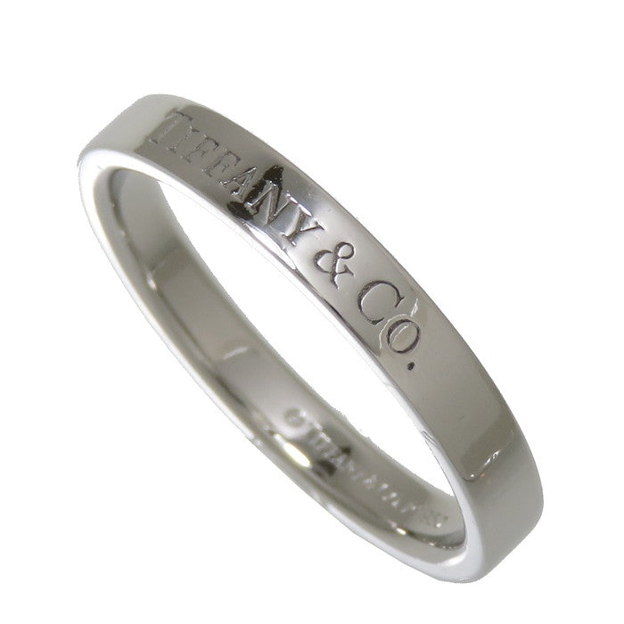 15号【TIFFANY&Co./ティファニー】 フラットバンドリング リング・指輪 