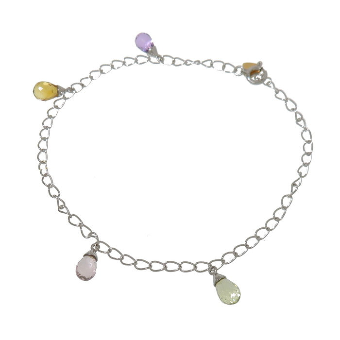 k18yg & k18wg ブレスレット 約17cm