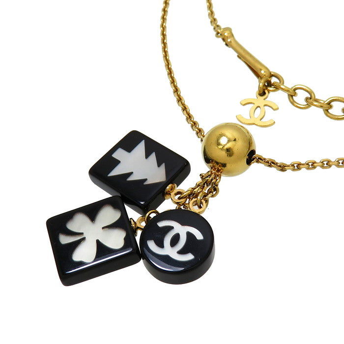 【美品】CHANEL シャネルクローバーネックレス