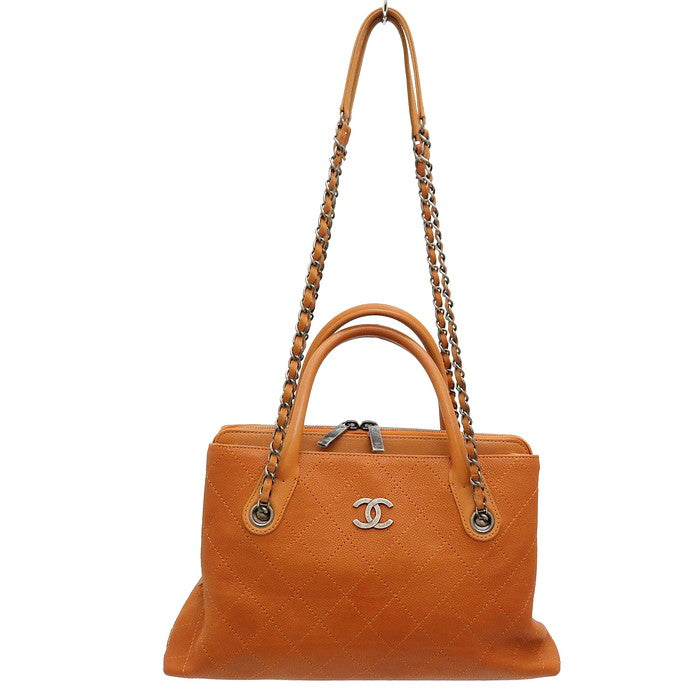 CHANEL/シャネル】 2WAY マトラッセ チェーン ココマーク ハンドバッグ