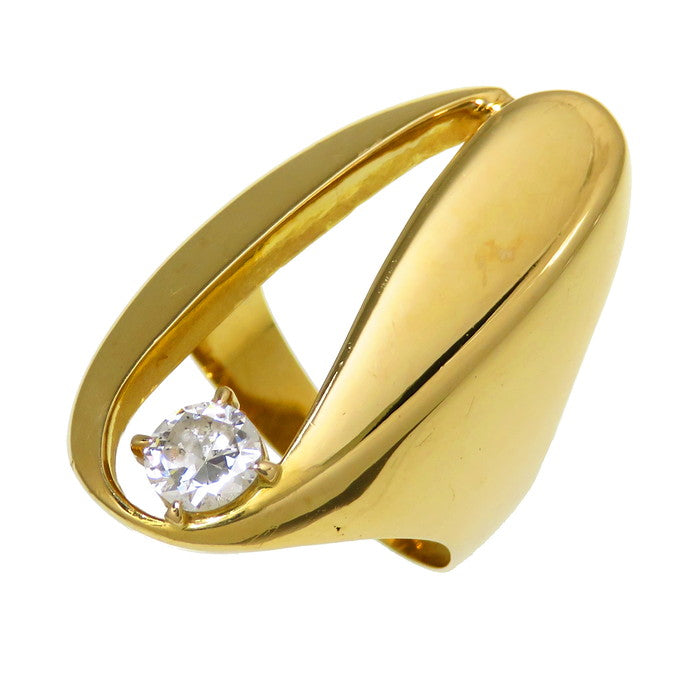 11号 一粒ジュエリー ダイヤモンド(約0.5ct H-SIクラス) リング・指輪 
