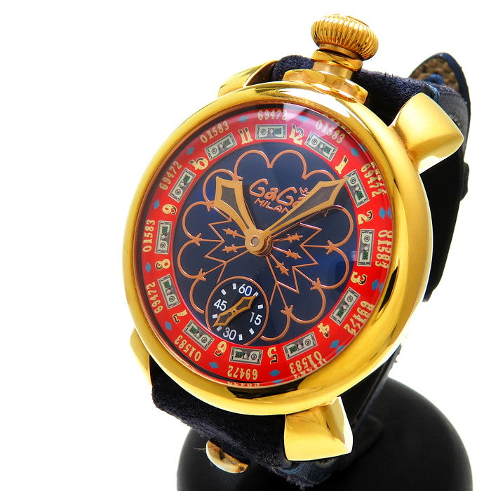 お値段変更いたしました^^【500本限定/高級】GaGaMILANO ラスベガス 手巻き腕時計 ラスベガス