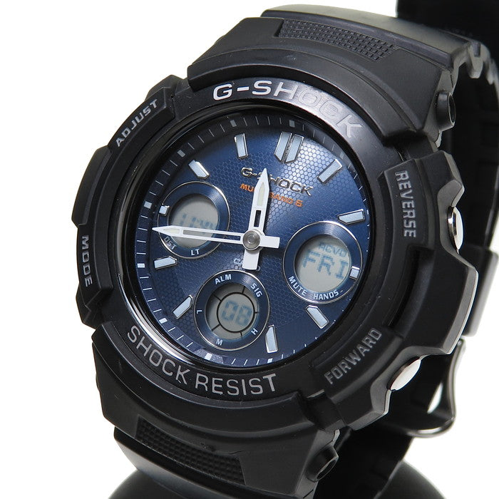 CASIO/カシオ】 G-SHOCK/ジーショック AWG-M100SB 腕時計 ステンレス