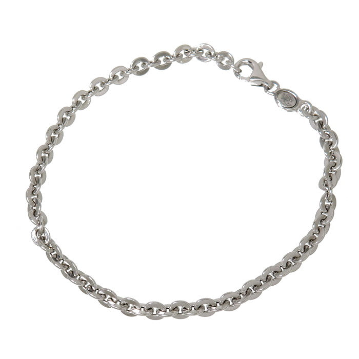 新品未使用品:K18ホワイトゴールドブレスレット K18イエローゴールド/K18ホワイトゴールドブレスレット(RBL052