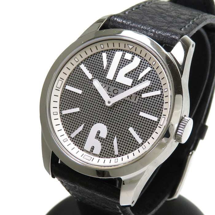 BVLGARI/ブルガリ】 ST37S ソロテンポ 社外製ベルト 腕時計 ステンレス
