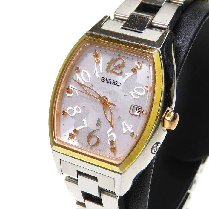 即納最新品【限定】SEIKO ルキア 腕時計 1B22-0AT0 電波ソーラー ダイヤ 時計