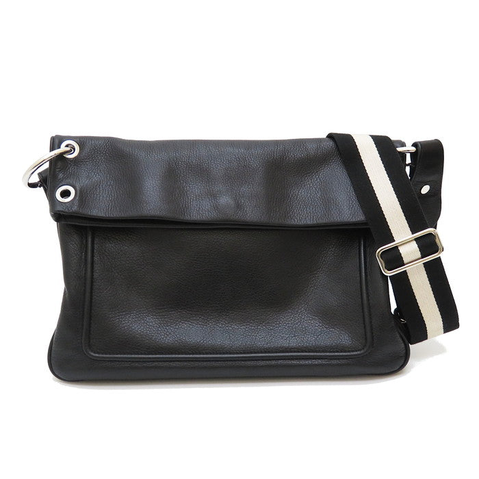 BALLY/バリー】 ショルダーバッグ レザー 黒 ユニセックス【中古