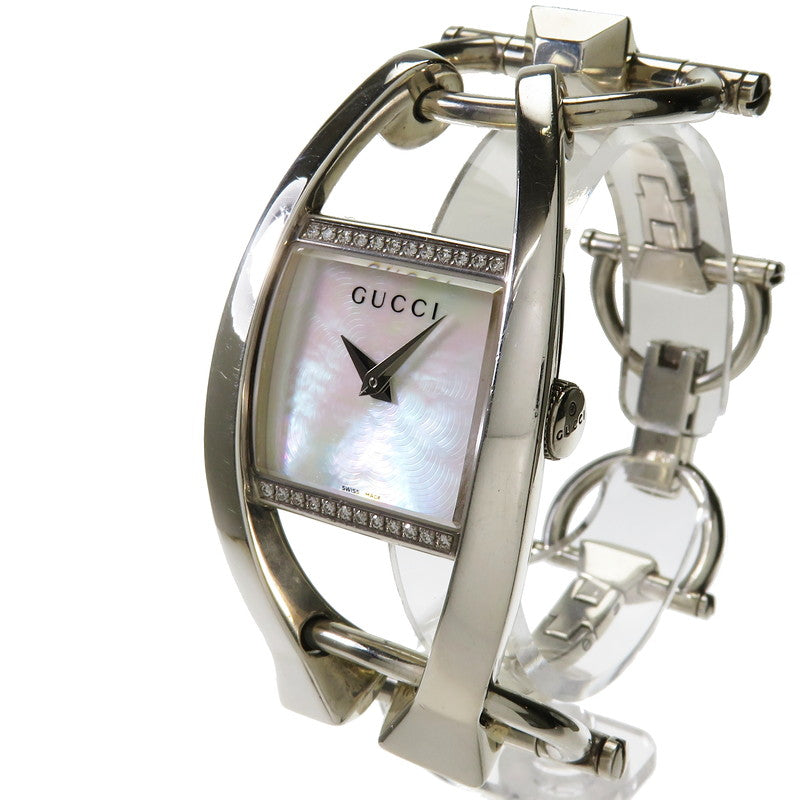 GUCCI/グッチ キオド 123.5 SV925 腕時計 シルバー925/ダイヤモンド 