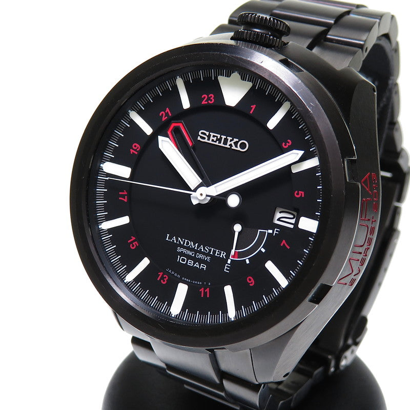 【SEIKO/セイコー】 SBDB007 ランドマスター スプリングドライブ　限定300本　ミウラ 腕時計 チタン スプリングドライブ 黒 メンズ,  【中古】【真子質店】【GD】, 【TYKMa】