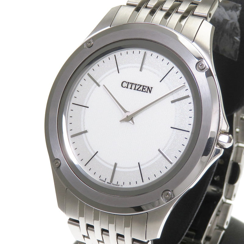【CITIZEN/シチズン】 AR5000-68A エコドライブワン 腕時計 ステンレススチール ソーラー シルバー メンズ,  【中古】【真子質店】【GD】, 【IxKMi】