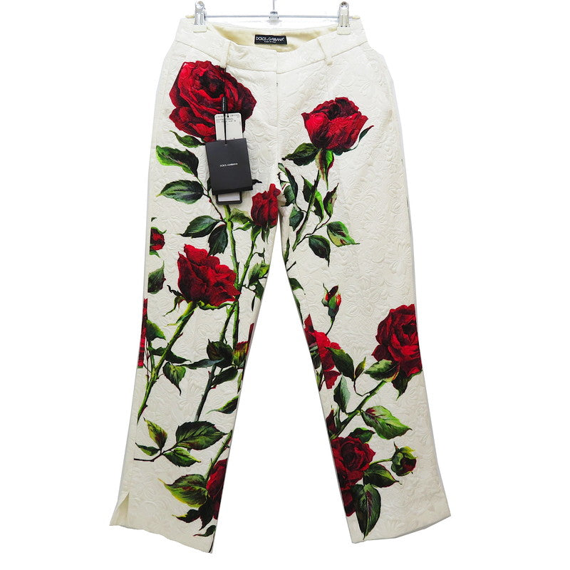 DOLCE&GABBANA/ドルチェアンドガッバーナ】 花柄 パンツ コットン