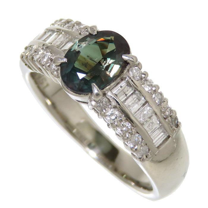 12号 アレキサンドライト 1.02ct ダイヤモンド 計0.51ct リング・指輪