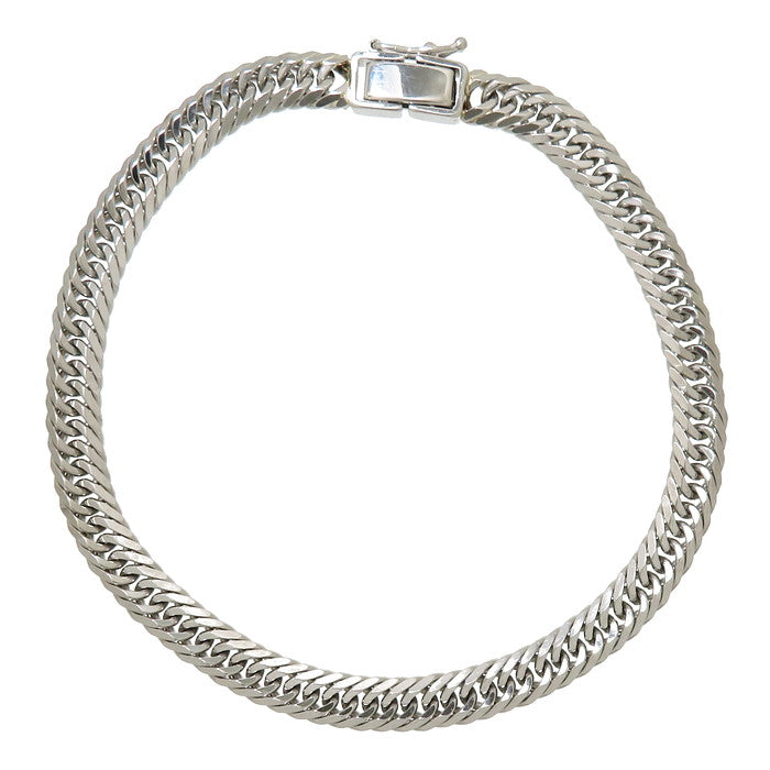 喜平/キヘイ 8面 トリプル ブレスレット Pt900プラチナ 22.6g 19.5cm