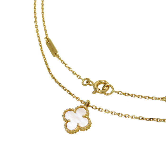 ヴァンクリーフアーペル　マザーオブパール　ネックレス　スウィートアルハンブラ Van Cleef & Arpels/ヴァンクリーフ＆アーペル】 マザー オブ パール