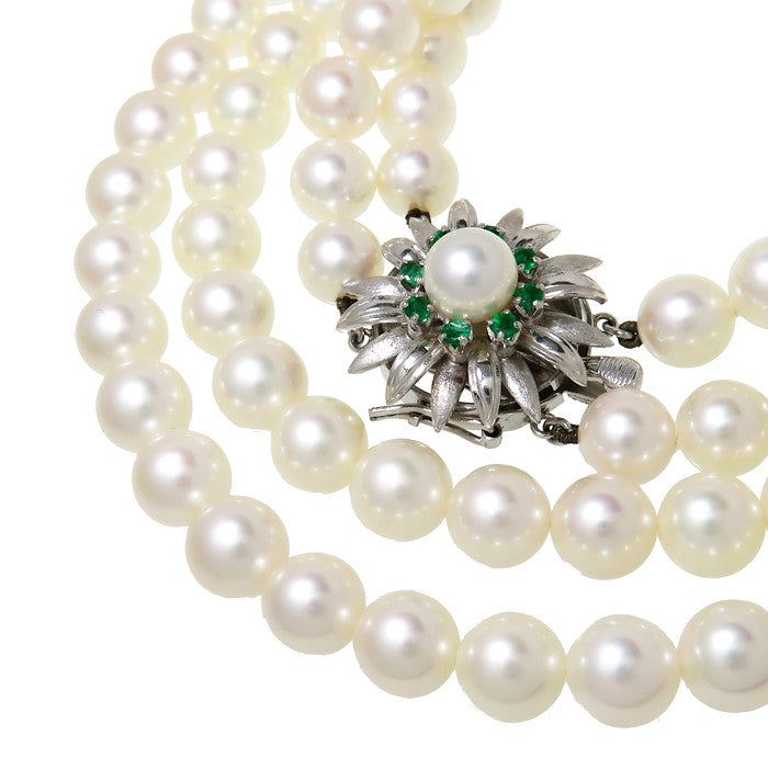 2021人気特価 MIKIMOTO 8mm玉☆K14WG MIKIMOTO☆美品 あこや真珠