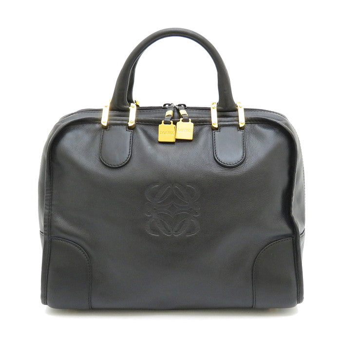 LOEWE/ロエベ】 アマソナ32 ハンドバッグ レザー ブラック レディース