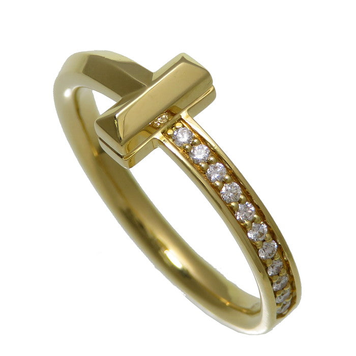 美品 Tiffany&Co. ティファニー リング Tスクエア T SQUARE RING Ag925 