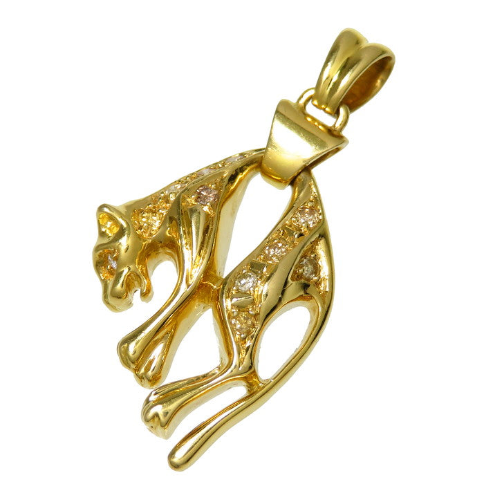 18金 スモール パンサー ペンダント / K18 Panther pendant 品番kp 