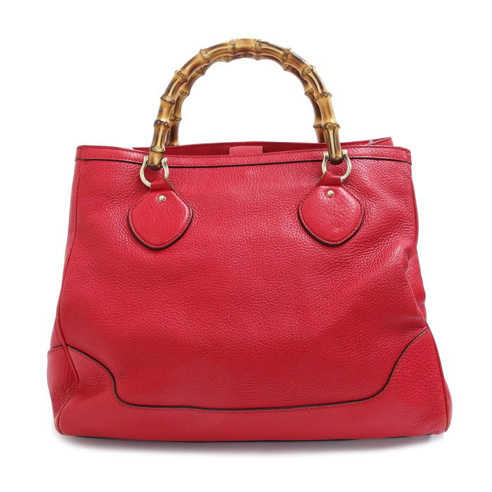 GUCCI/グッチ】 バンブー 282317 トートバッグ レザー 赤 レディース