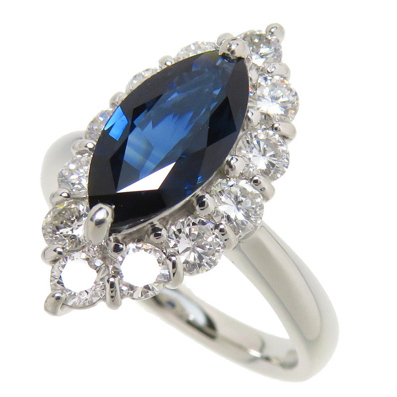 12号 ブルーサファイア 1.68ct ダイヤモンド 計1.00ct リング・指輪 